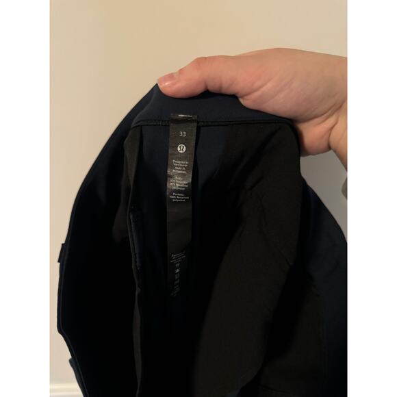 Lululemon Mens Commission Classic Fit 9” Shorts Size 33 Navy Blue - Picture 4 of 5